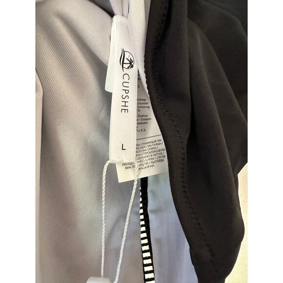 Cupshe Black and White One Piece Swimsuit Large - Picture 7 of 7